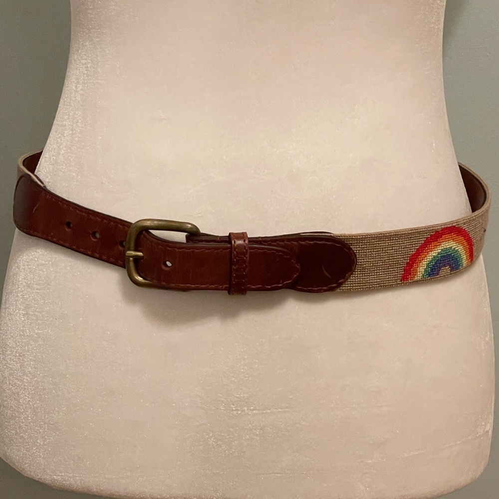 Slathers & Branson rainbow belt, men’s xs. NWT!
